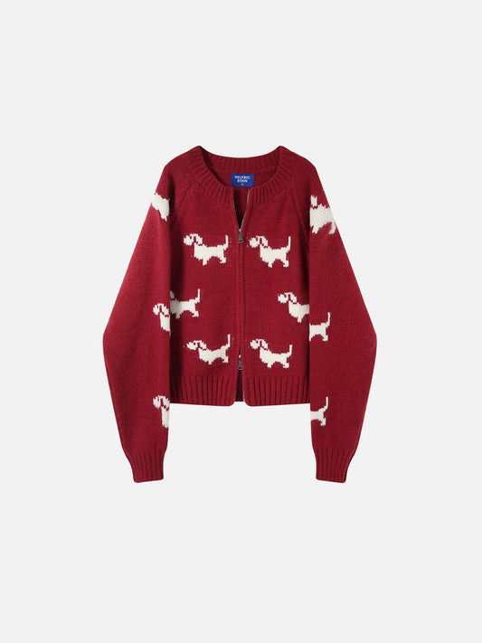 Cartoon Dog Cardigan product image 1