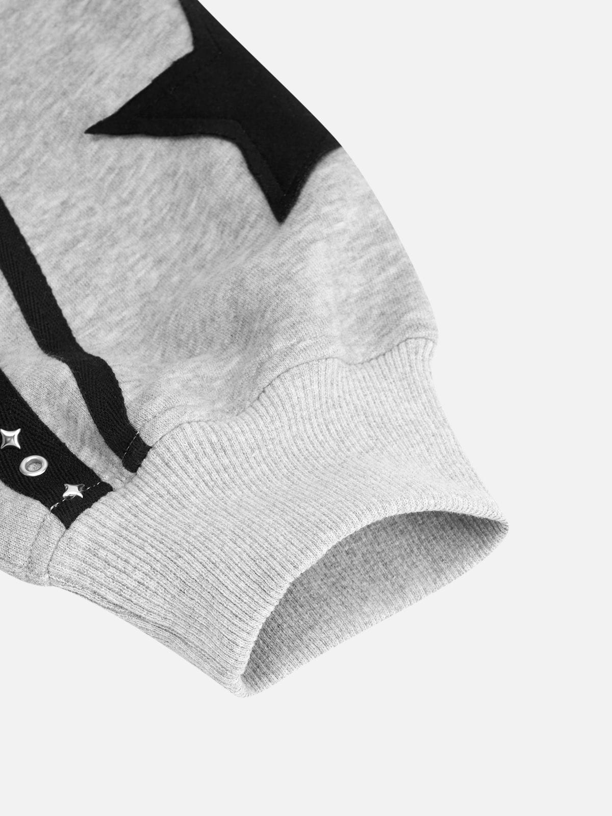 Boxy Panel Zip Up Hoodie product image 7