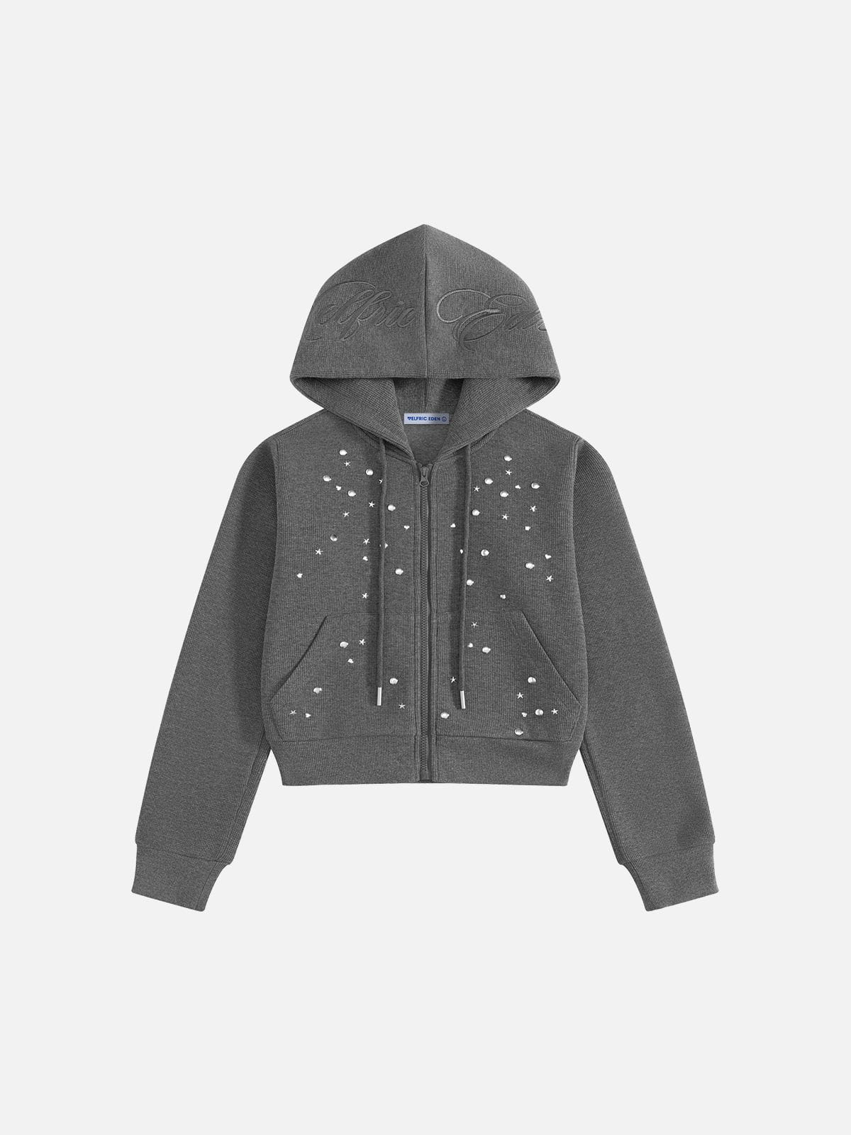Studded Zip Up Hoodie product image 4