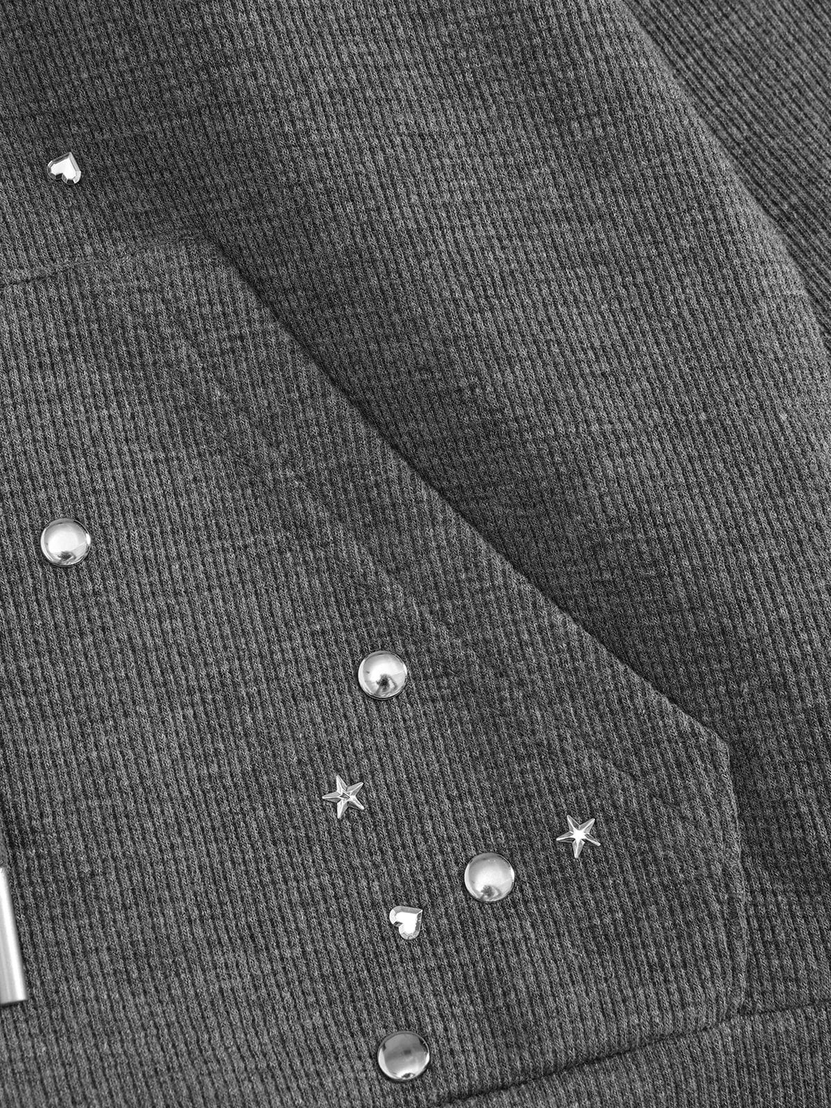 Studded Zip Up Hoodie product image 7