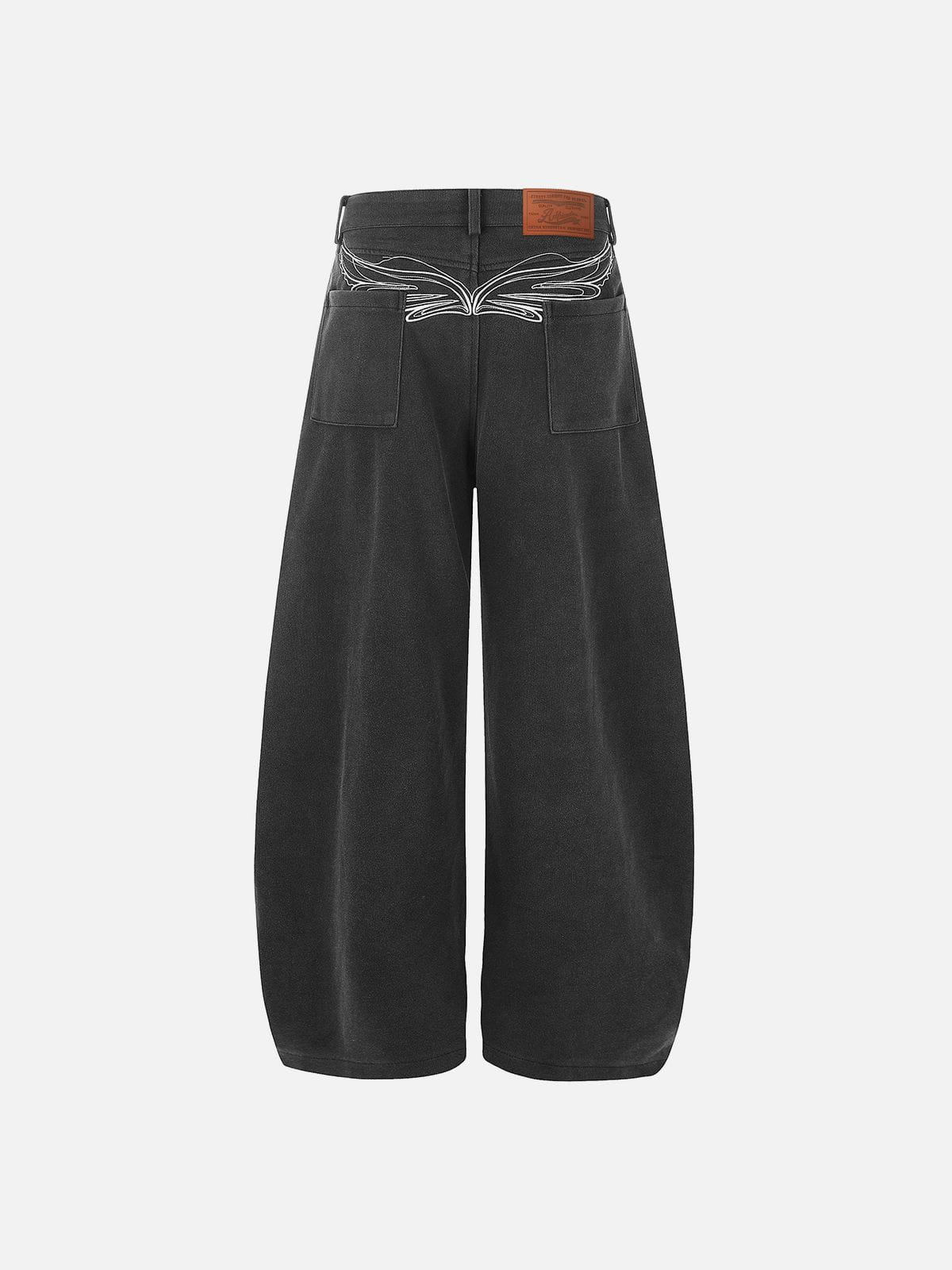 Belt Waist Baggy Barrel Pants product image 4