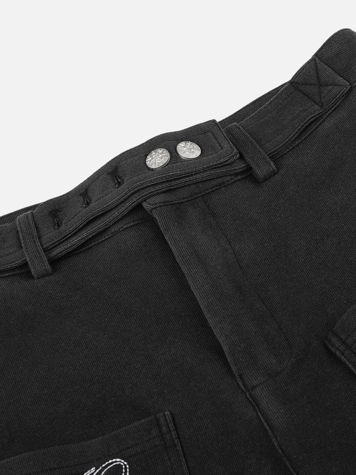 Belt Waist Baggy Barrel Pants product image 5