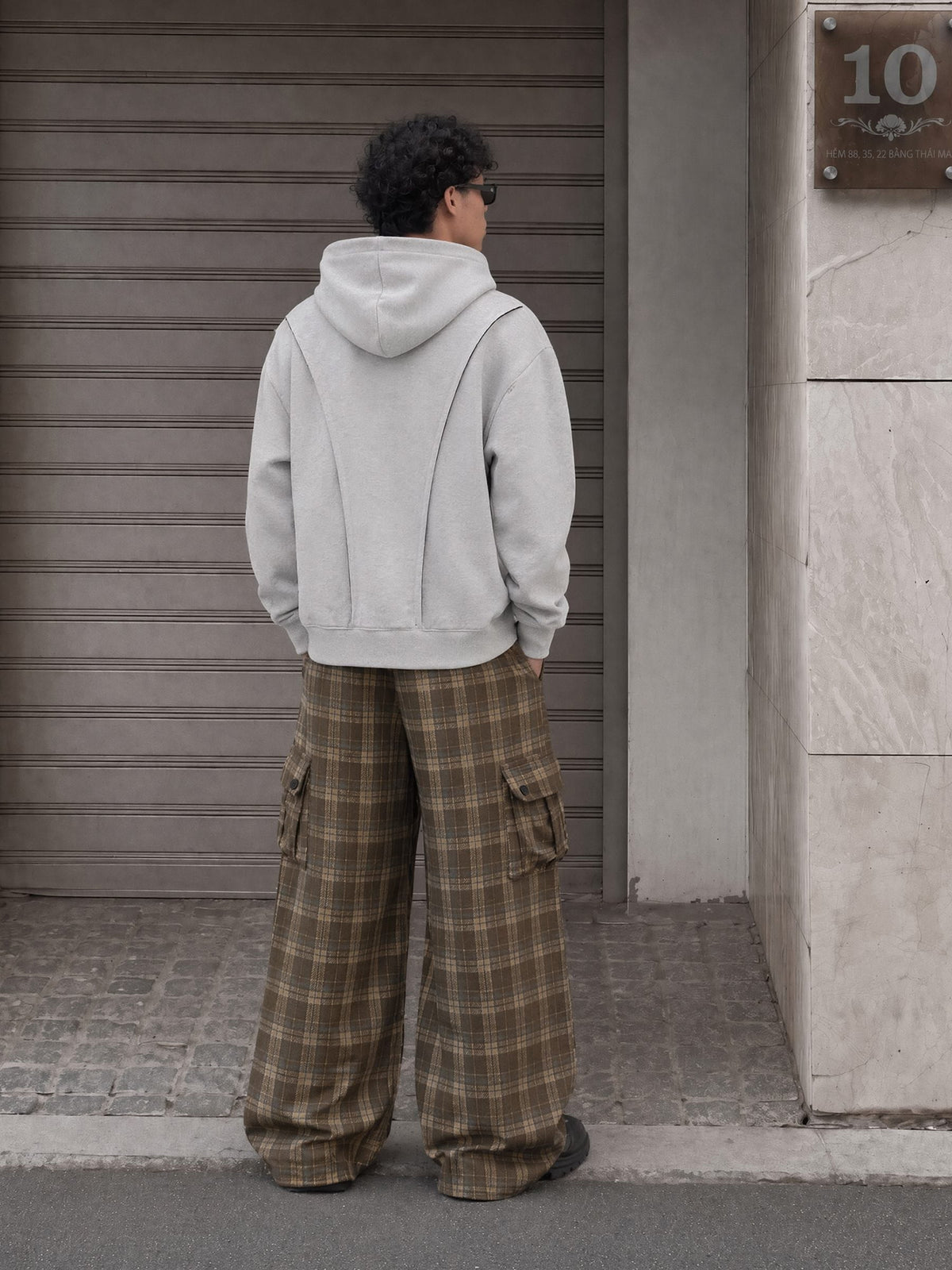 Plaid Baggy Barrel Pants product image 3