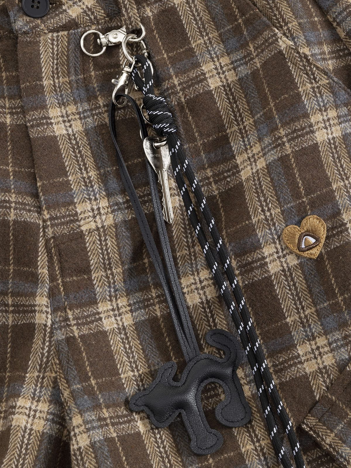 Plaid Baggy Barrel Pants product image 5