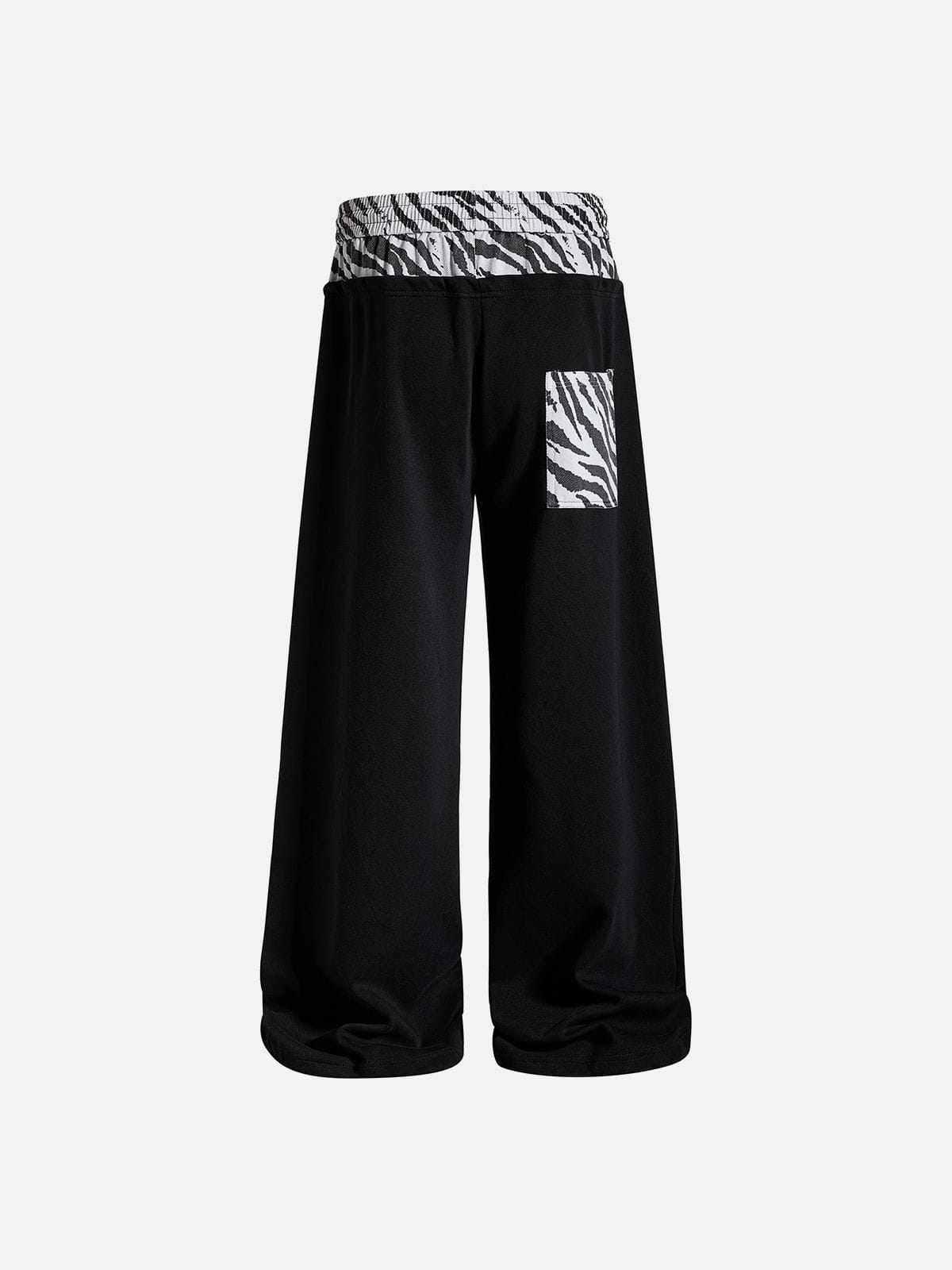 Zebra Patchwork Baggy Sweatpants product image 3