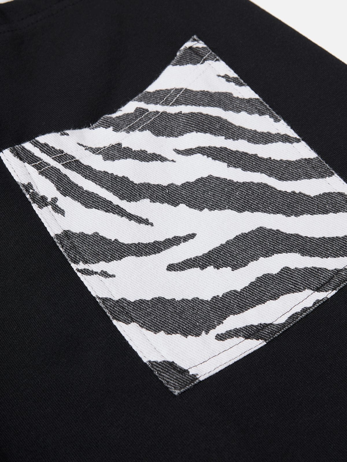 Zebra Patchwork Baggy Sweatpants product image 5