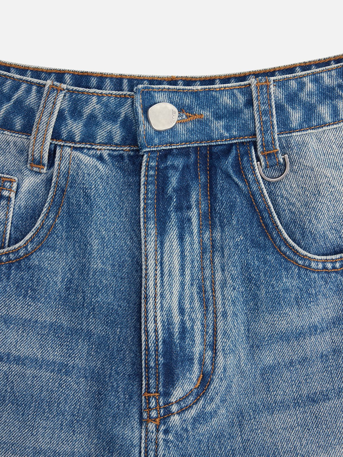 Curved Seam Baggy Barrel Jeans product image 3