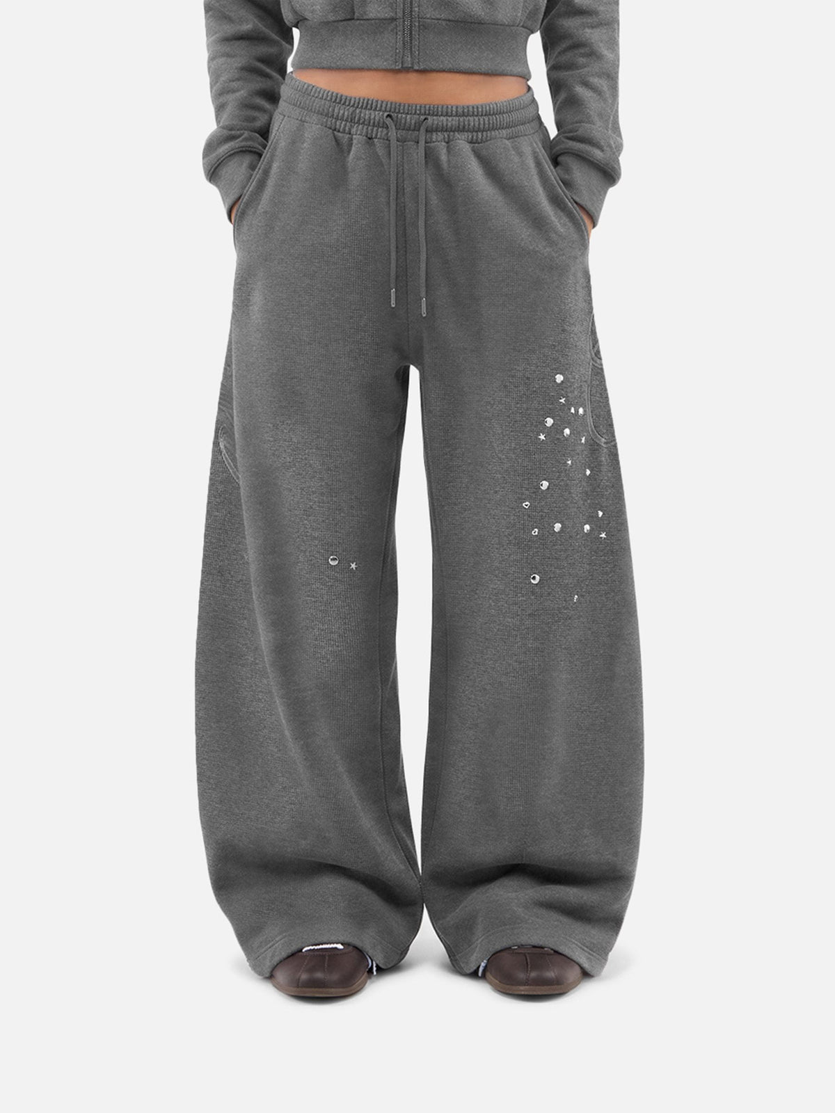 Studded Baggy Barrel Sweatpants product image 1