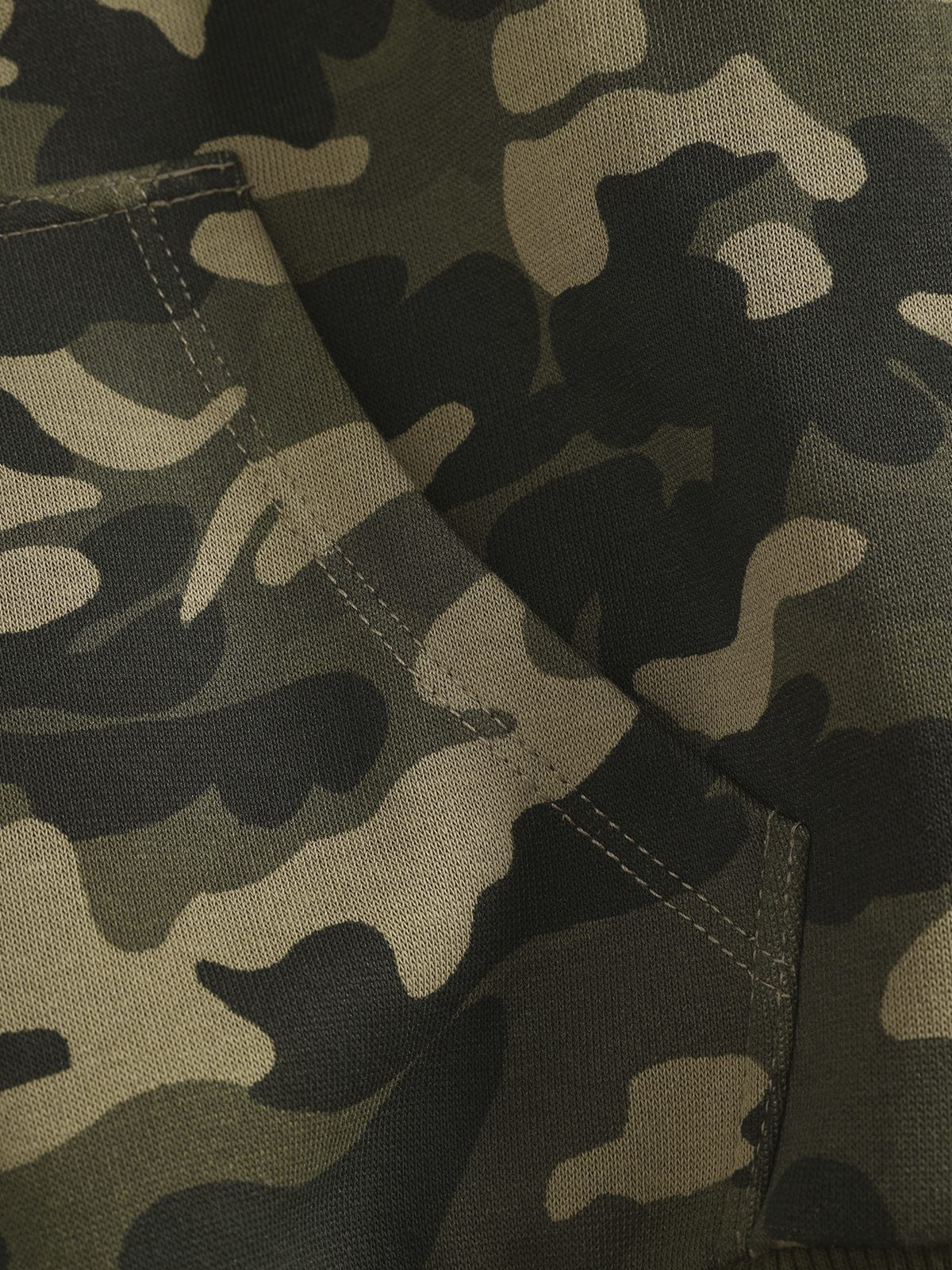 CAMO Faux Fur Zip Up Hoodie product image 7