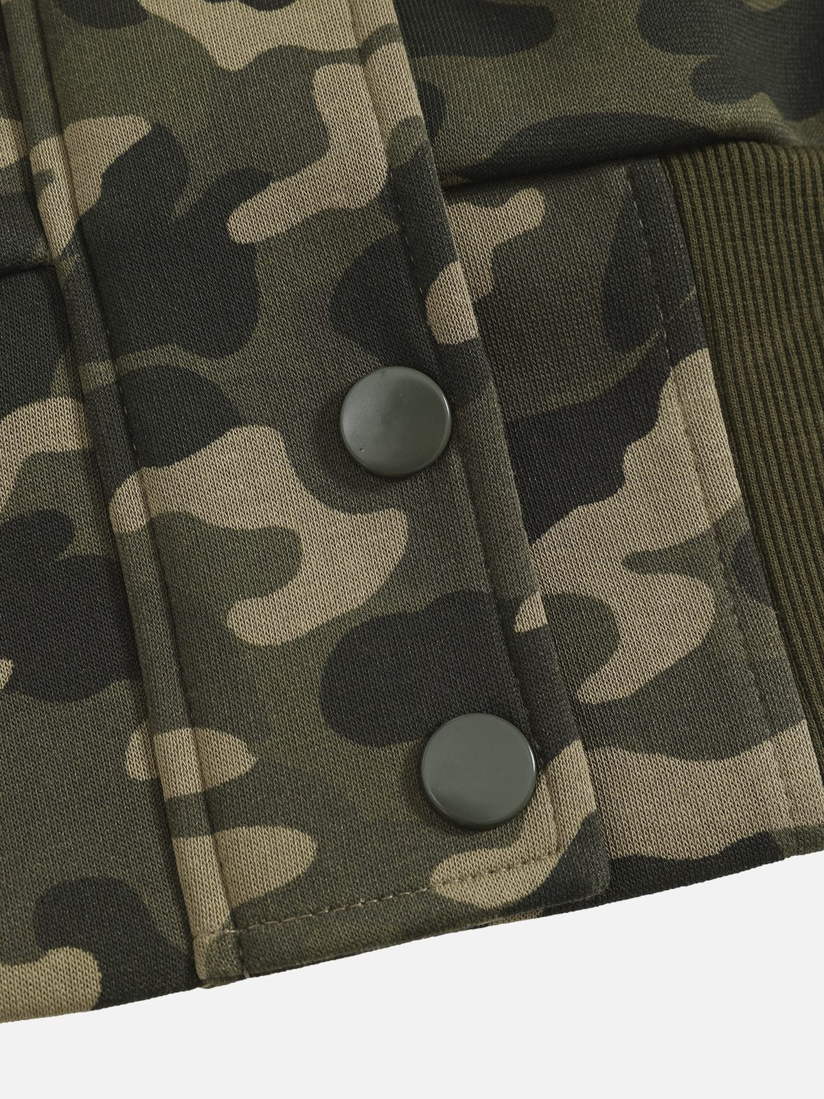 CAMO Faux Fur Zip Up Hoodie product image 8