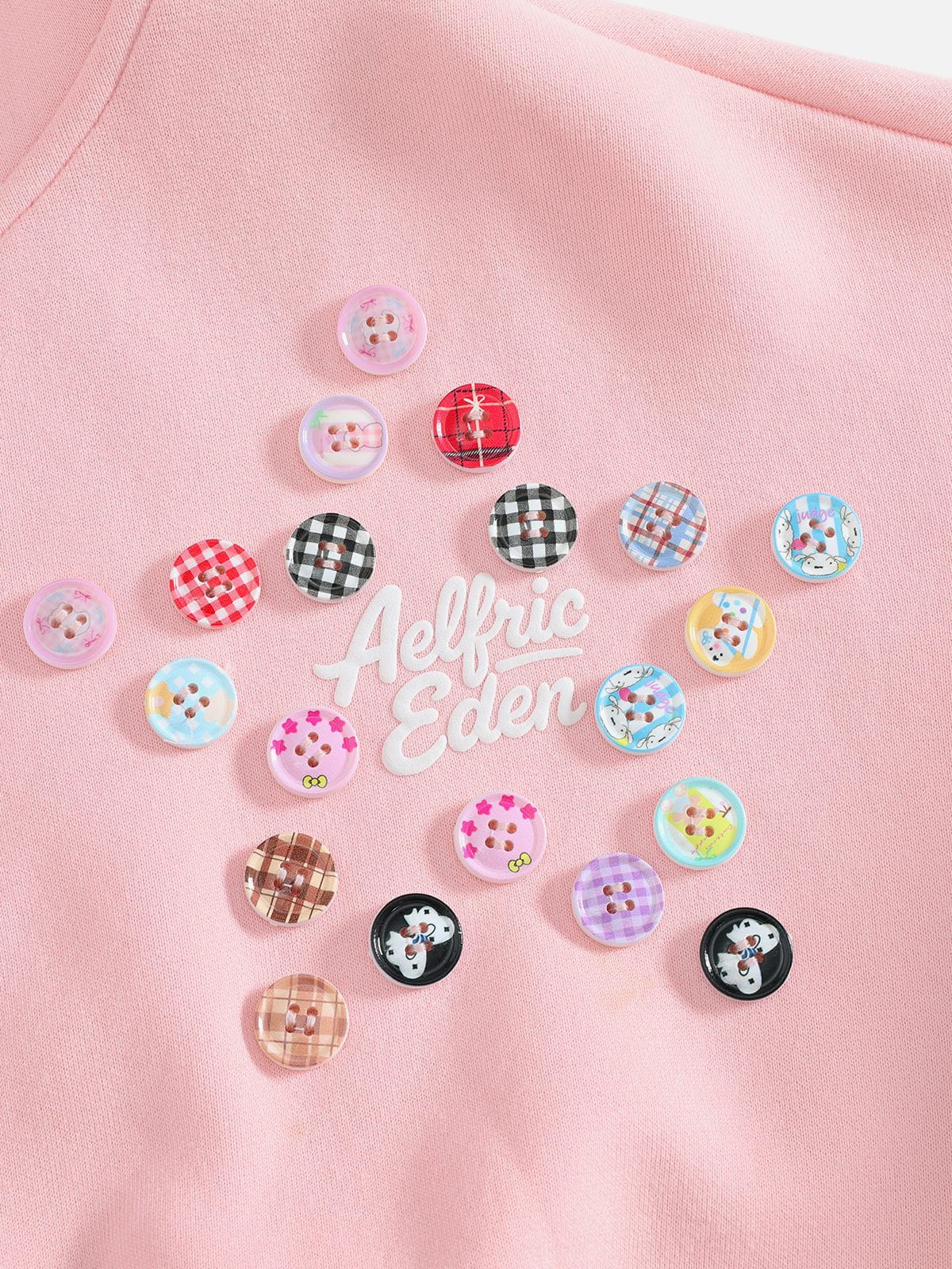 Cropped Button Zip Up Hoodie product image 6