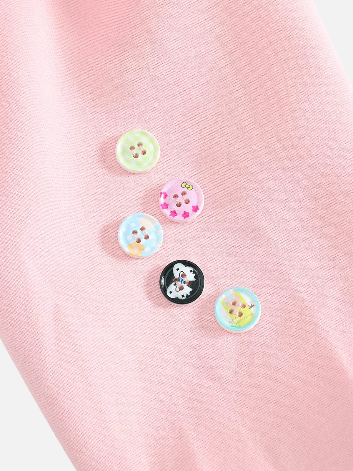 Cropped Button Zip Up Hoodie product image 7