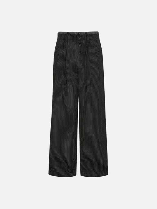 Pinstripe Button Fly Pants product image 1