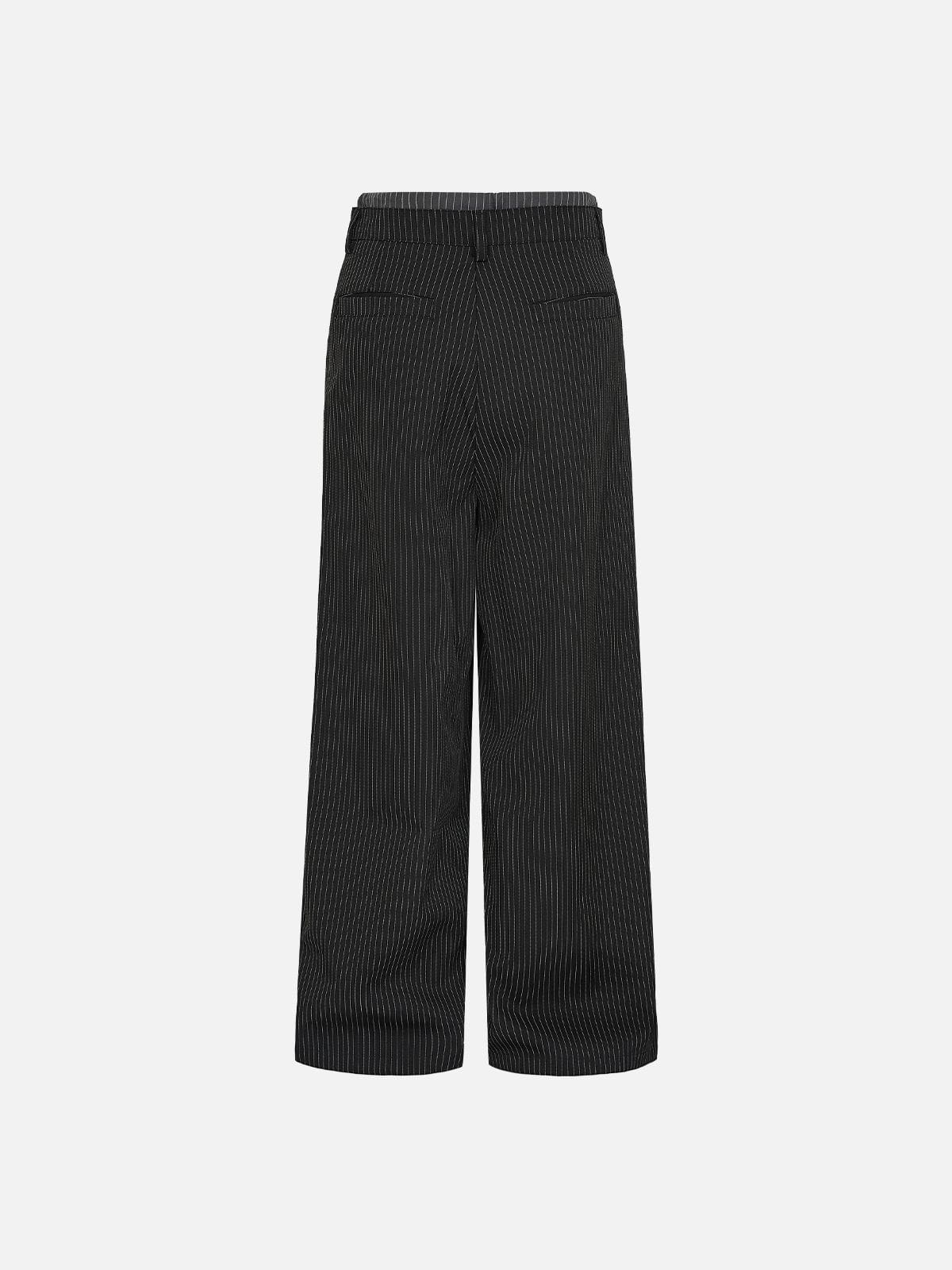 Pinstripe Button Fly Pants product image 2