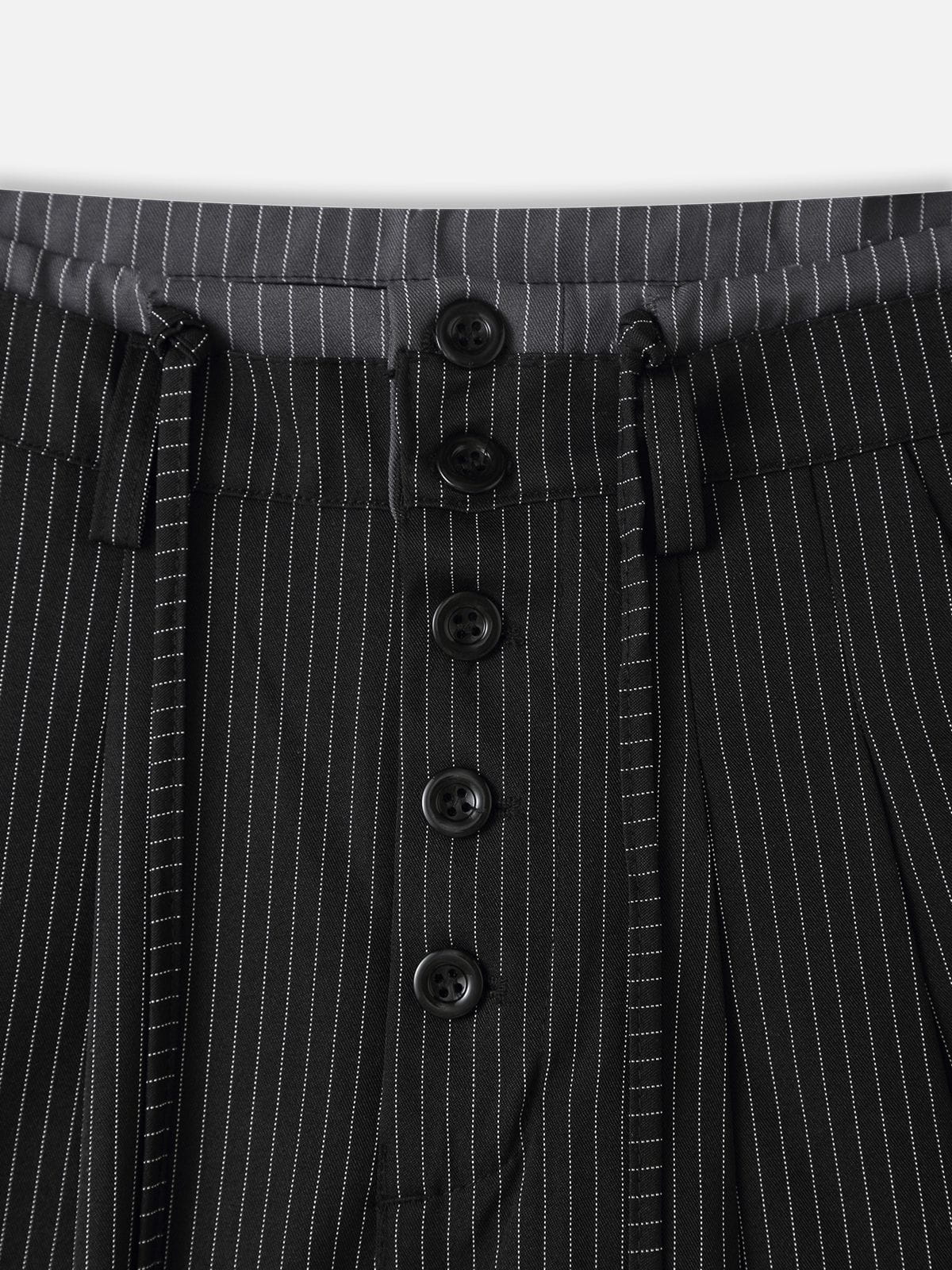 Pinstripe Button Fly Pants product image 3