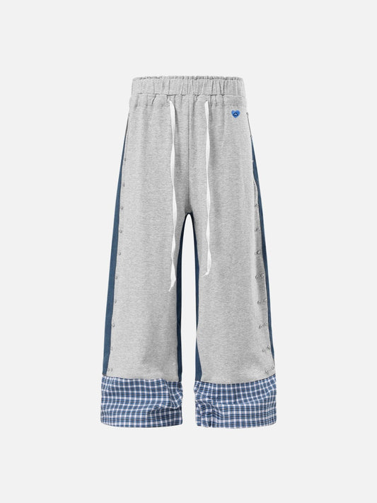 Denim Patchwork Sweatpants product image 1