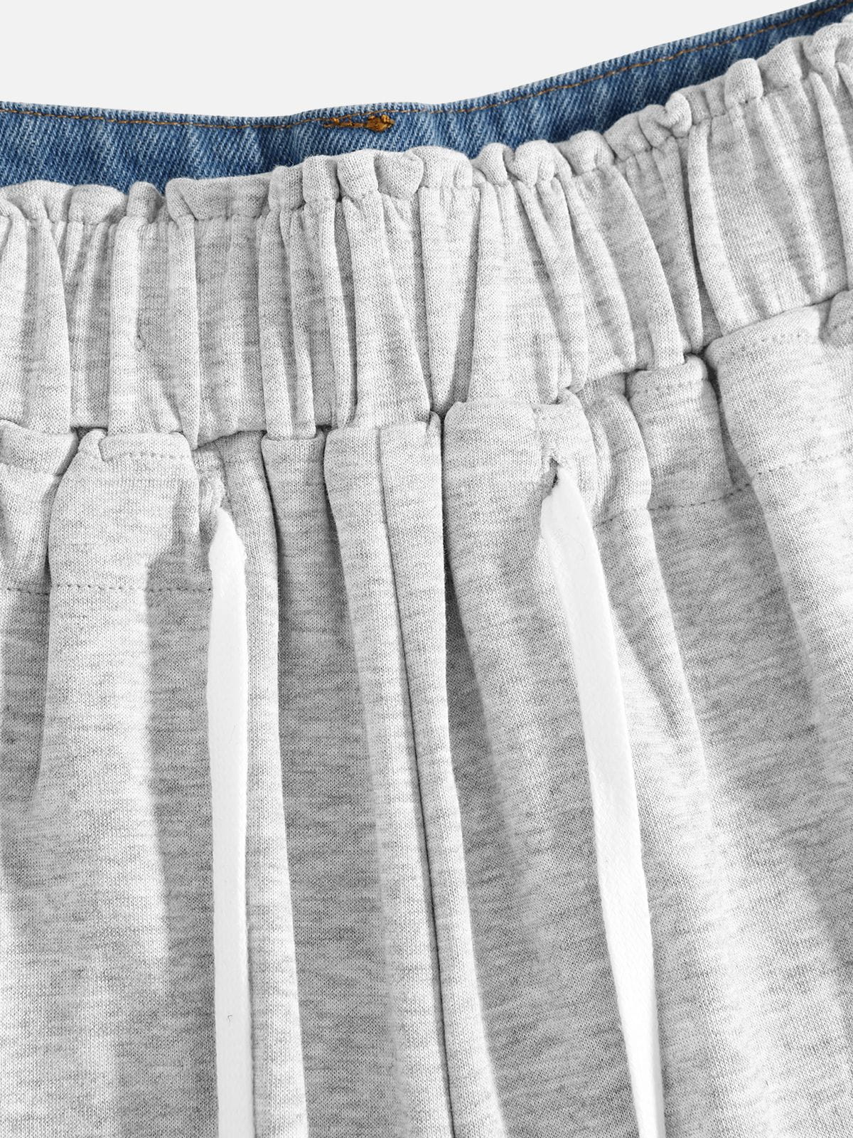 Denim Patchwork Sweatpants product image 3