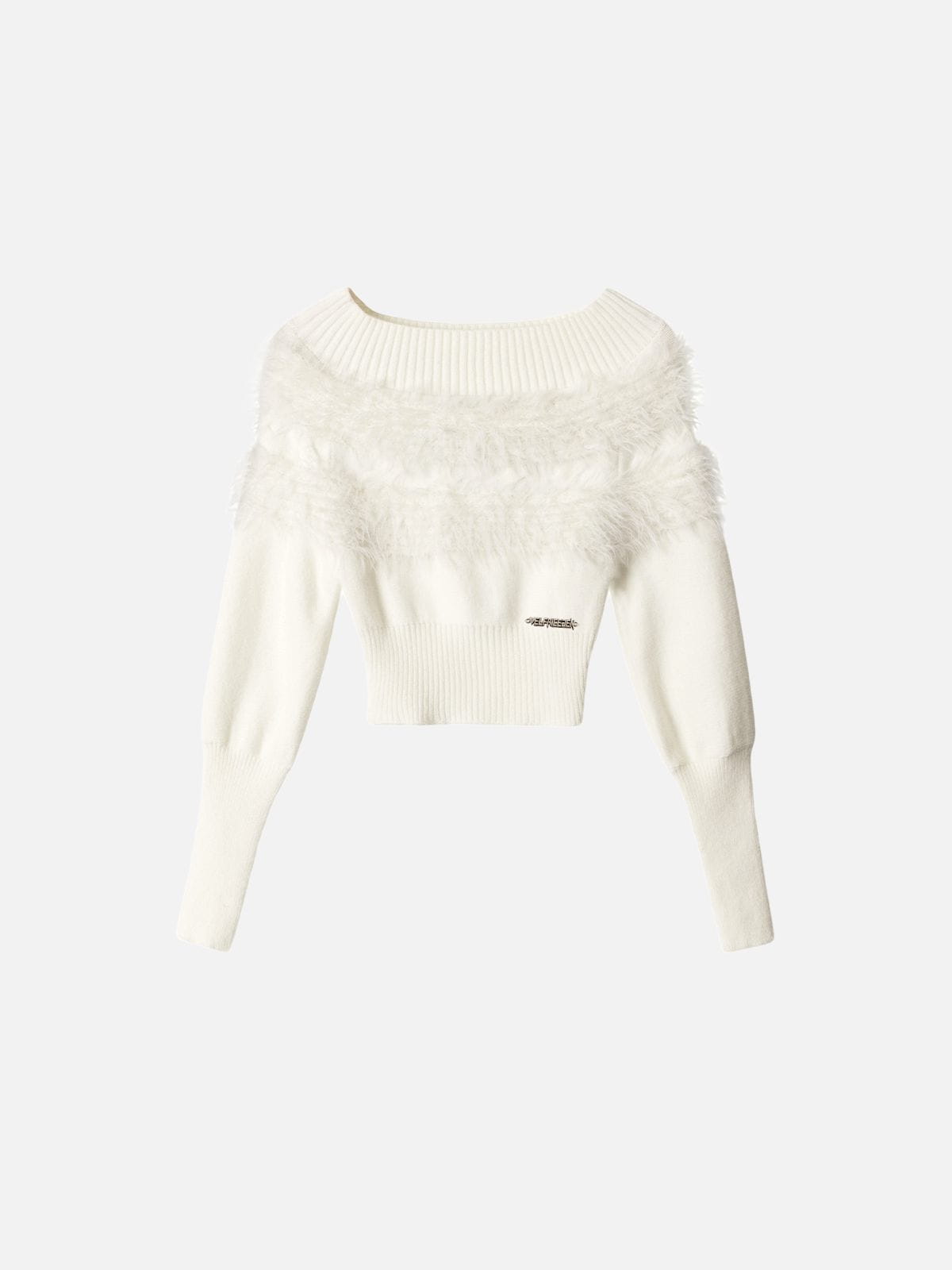 Faux Fur Panel Sweater product image 2