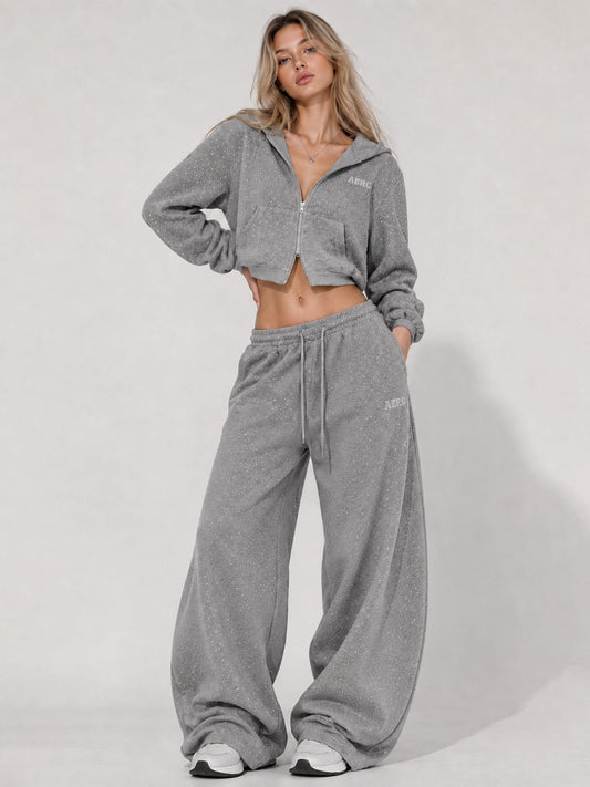 Rhinestone Hoodie Sets product image 1