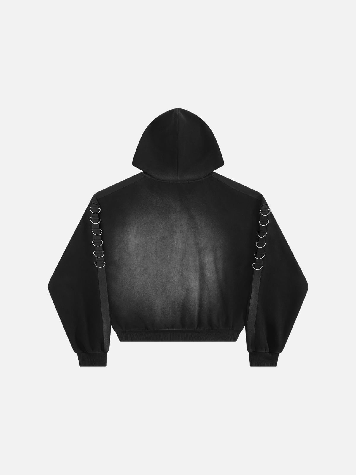 Ring Detail Zip Up Hoodie product image 2