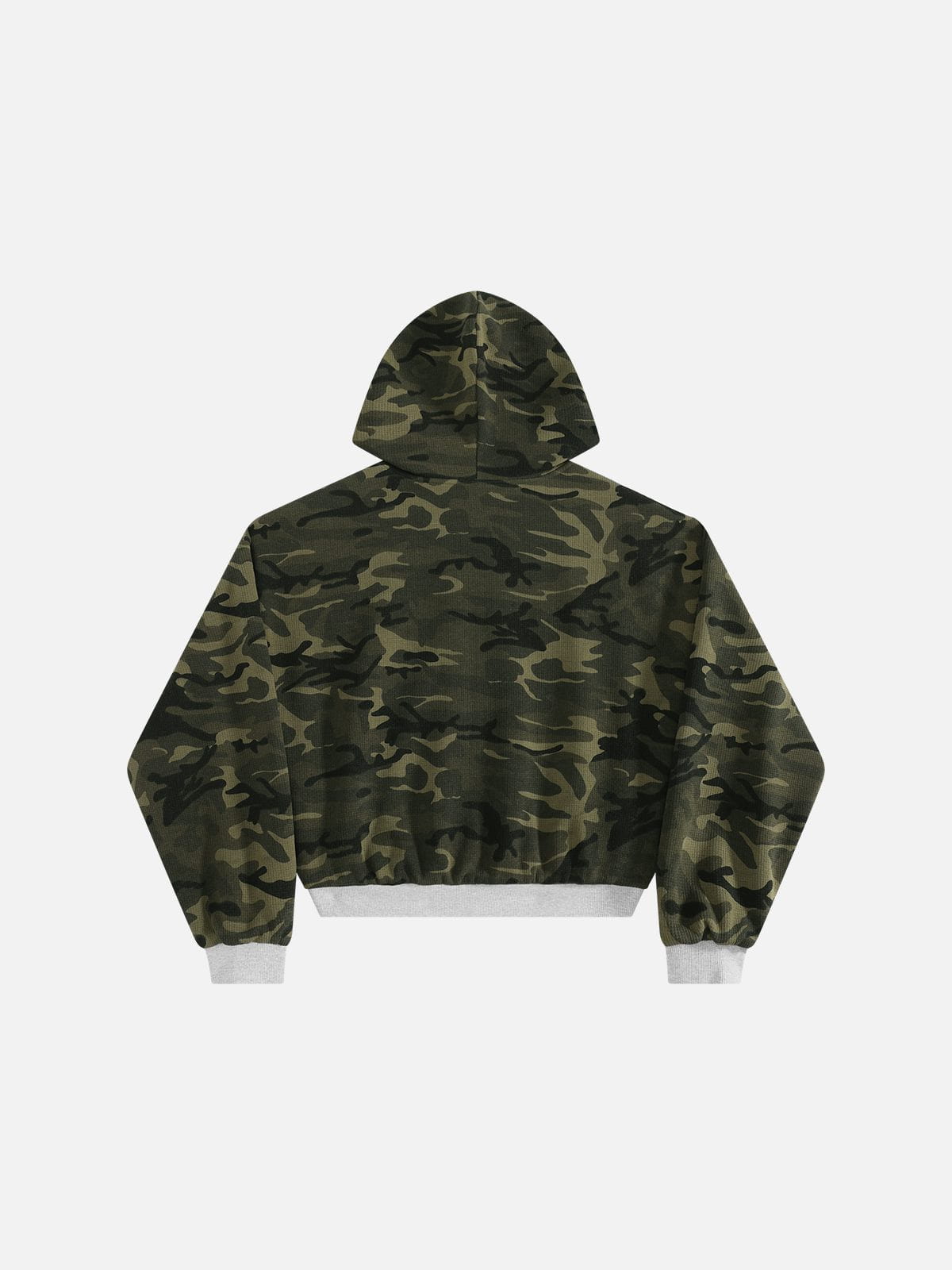 Boxy Reversible CAMO Zip Up Hoodie product image 3