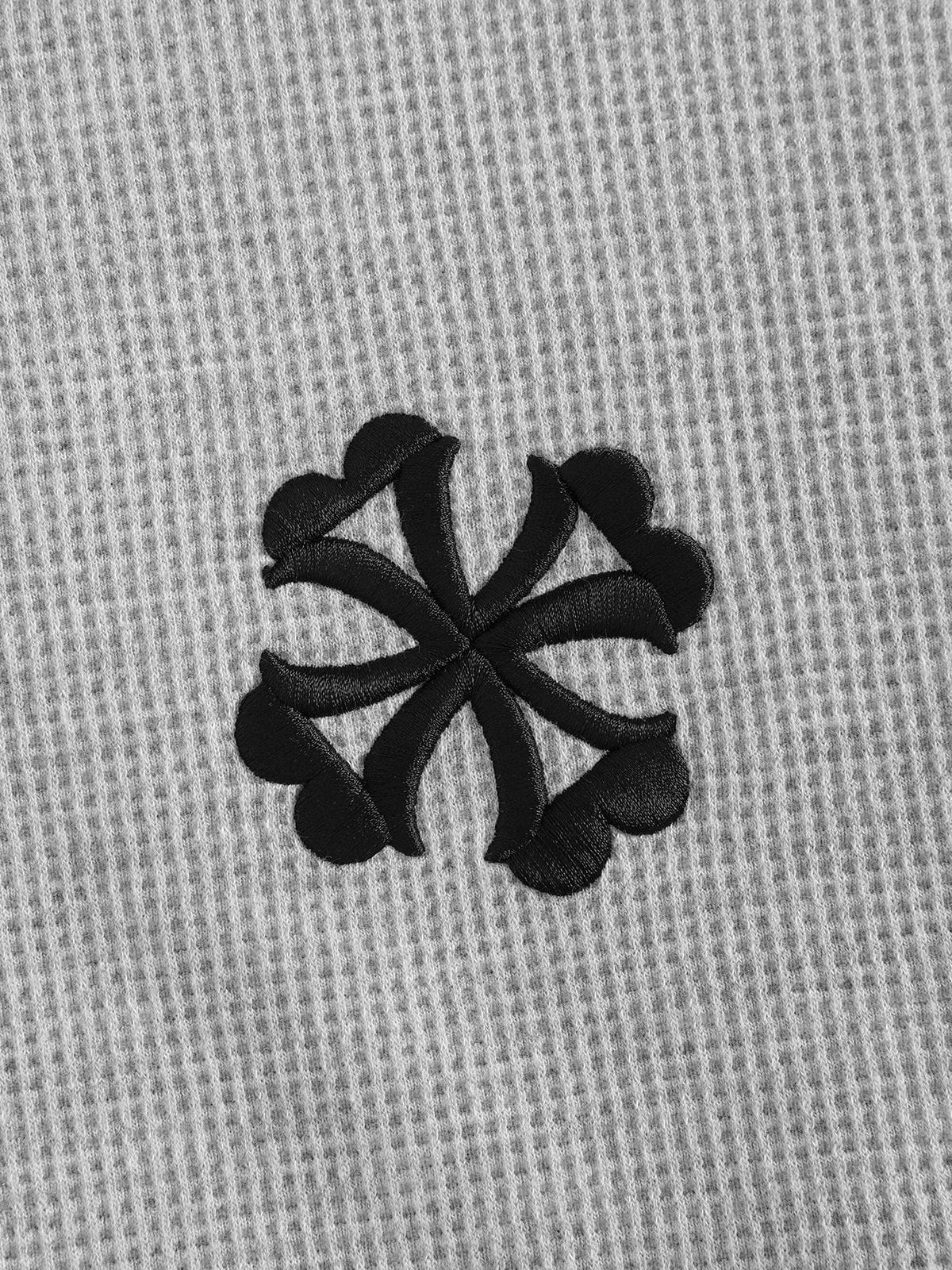 Boxy Waffle Zip Up Hoodie product image 7