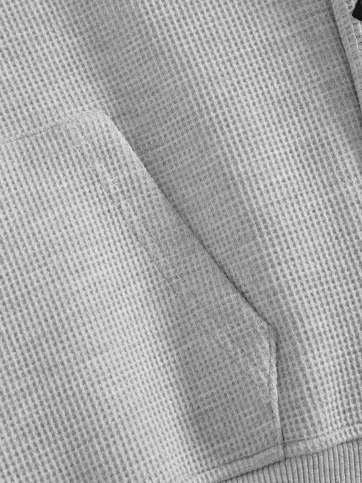 Boxy Waffle Zip Up Hoodie product image 8