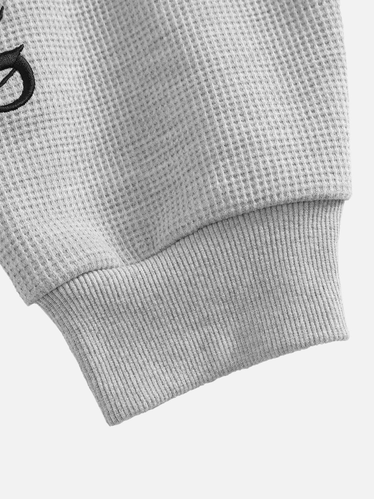 Boxy Waffle Zip Up Hoodie product image 9