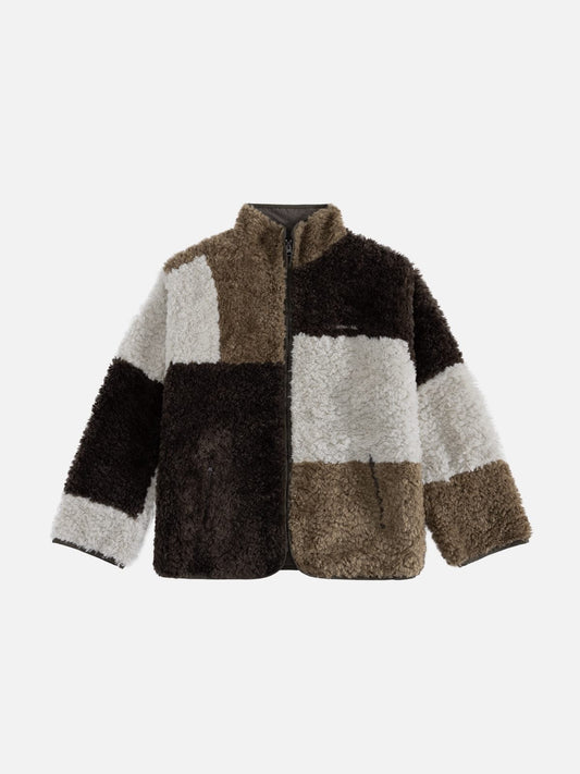 Color Block Fleece Coat product image 1