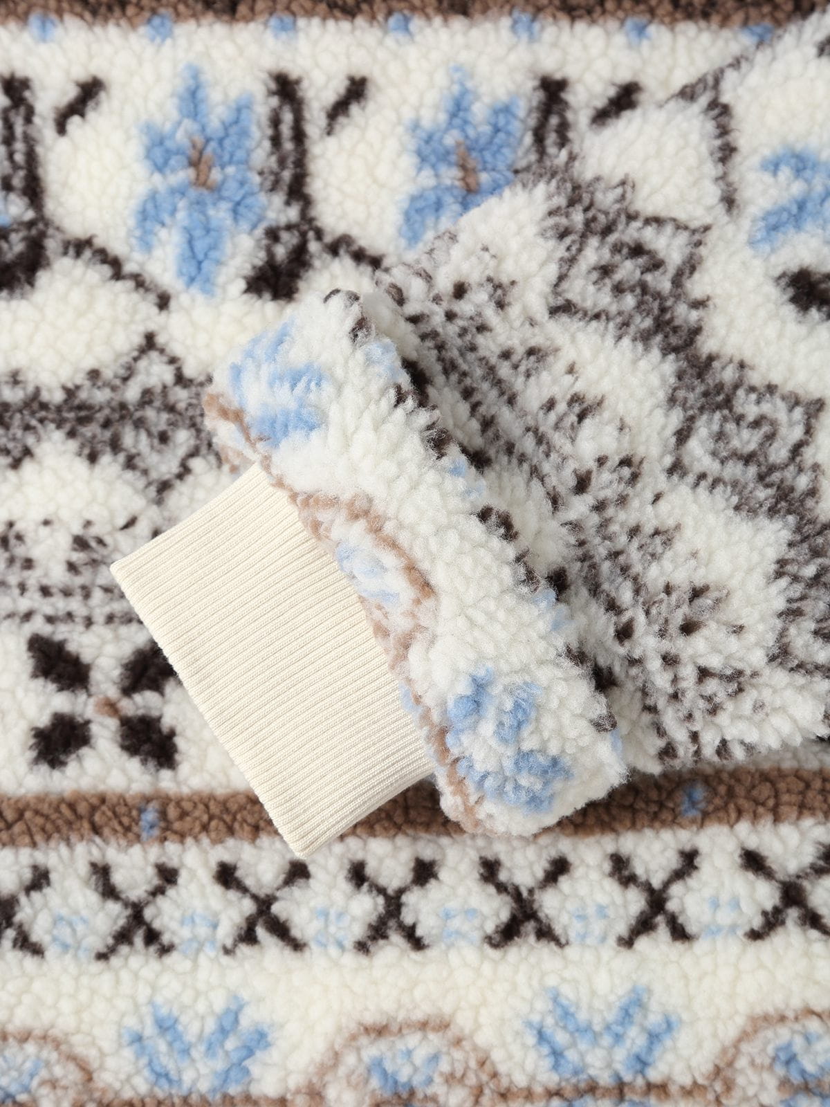 Fair Isle Fleece Coat product image 6