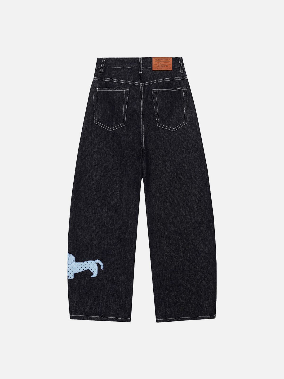 Embroidered Baggy Barrel Jeans product image 2