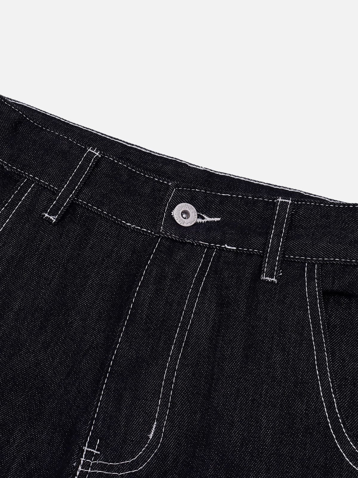 Embroidered Baggy Barrel Jeans product image 3