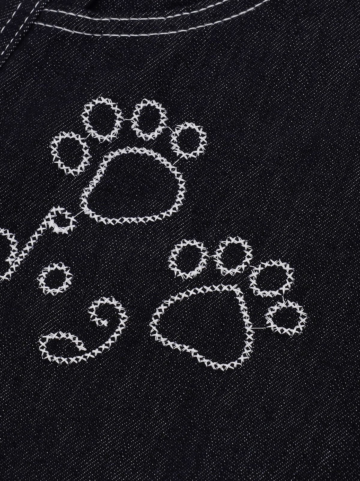 Embroidered Baggy Barrel Jeans product image 4