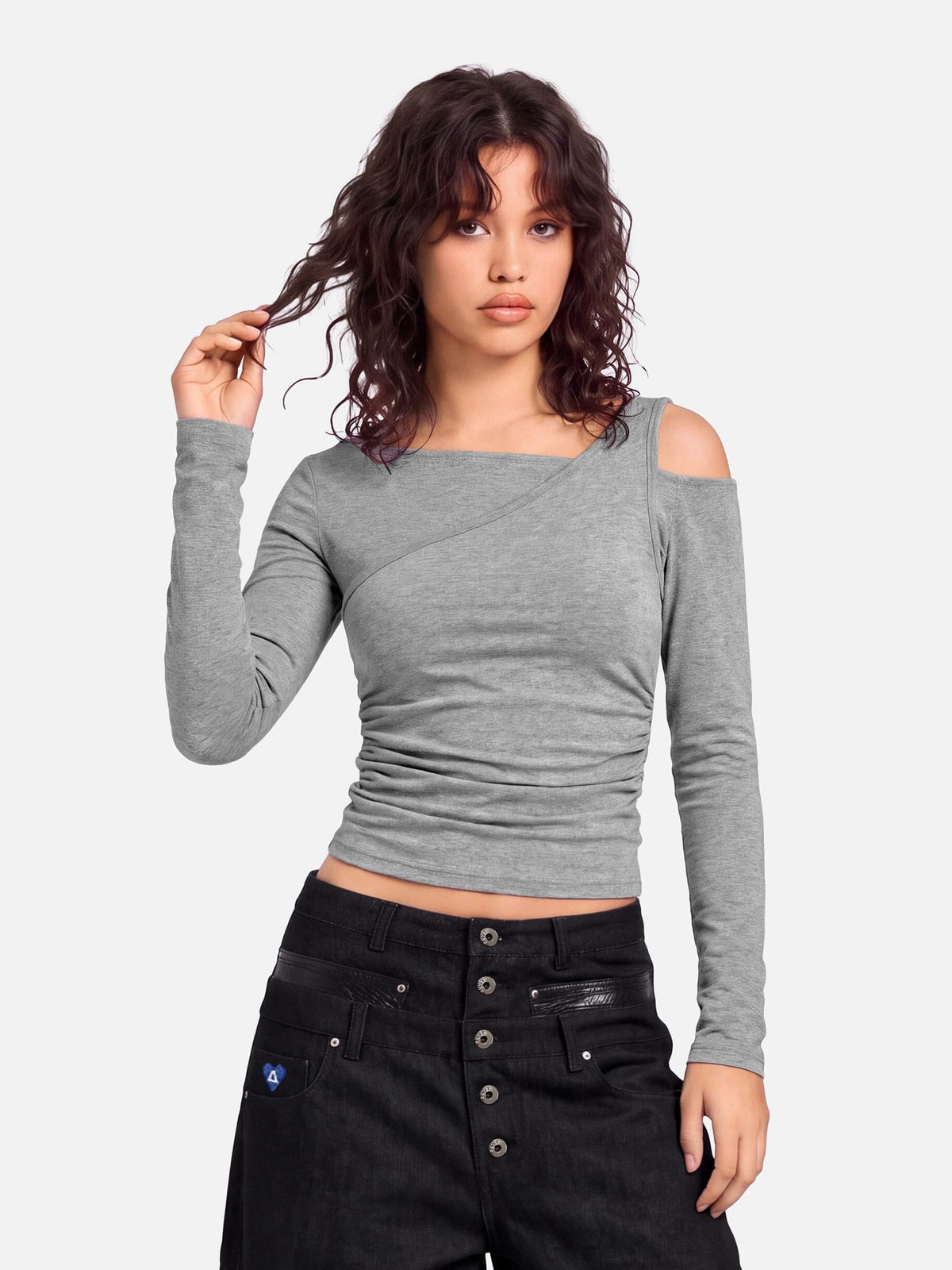 Off-The-Shoulder Long Sleeve Tee product image 1
