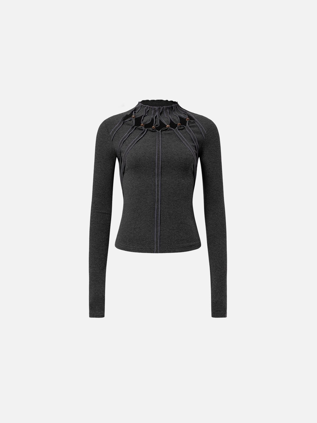 Eyelet Long Sleeve Tee product image 1