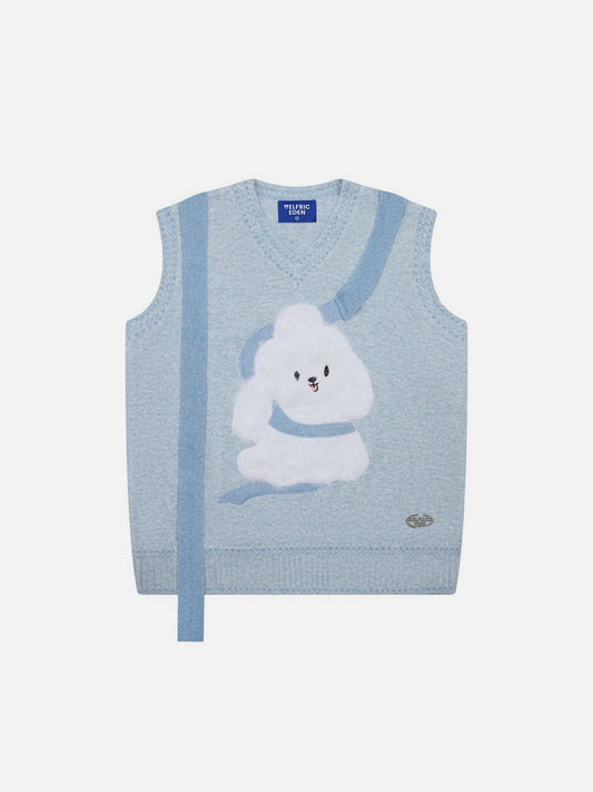Dog Applique Sweater Vest product image 1