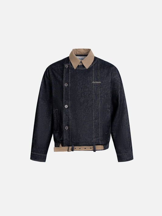 Aelfric Eden Belted Denim Jacket product image 1