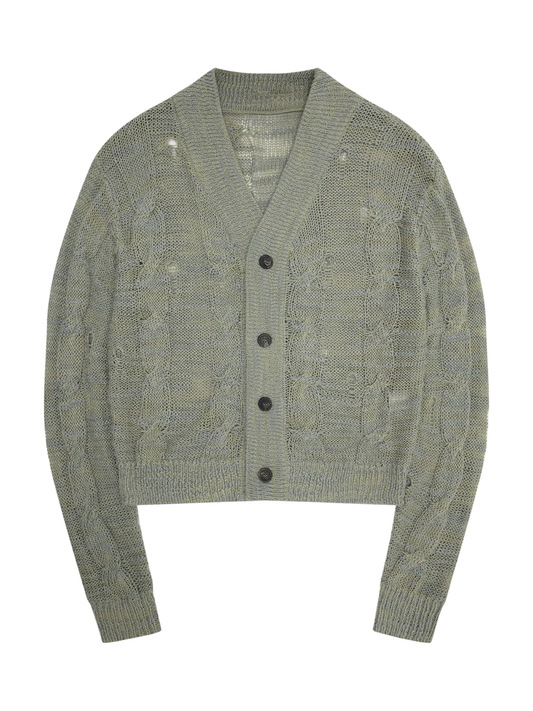 Open-Knit Cable Cardigan product image 1