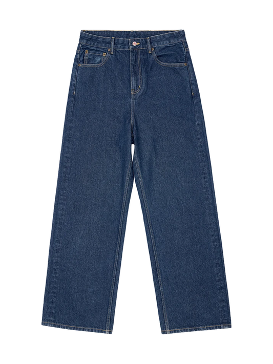 Raw-Denim Straight-Leg Jeans product image 1