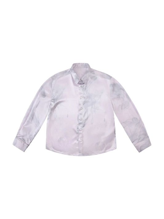 Smoky Pink Structured-Sleeve Shirt product image 1