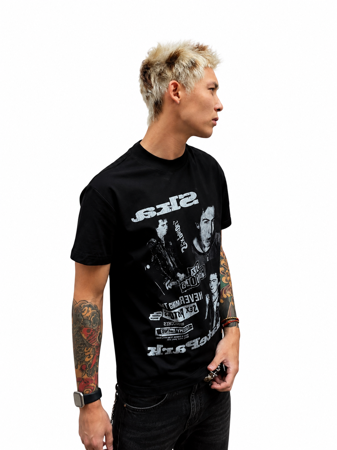 Ace Jolun Perforated Diary Graphic T-Shirt image 1