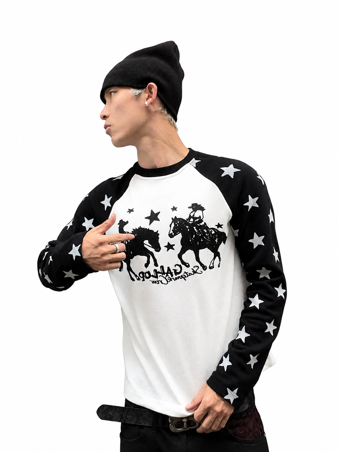 Ace Jolun Empty Alley Ribbed Graphic T-Shirt image 2