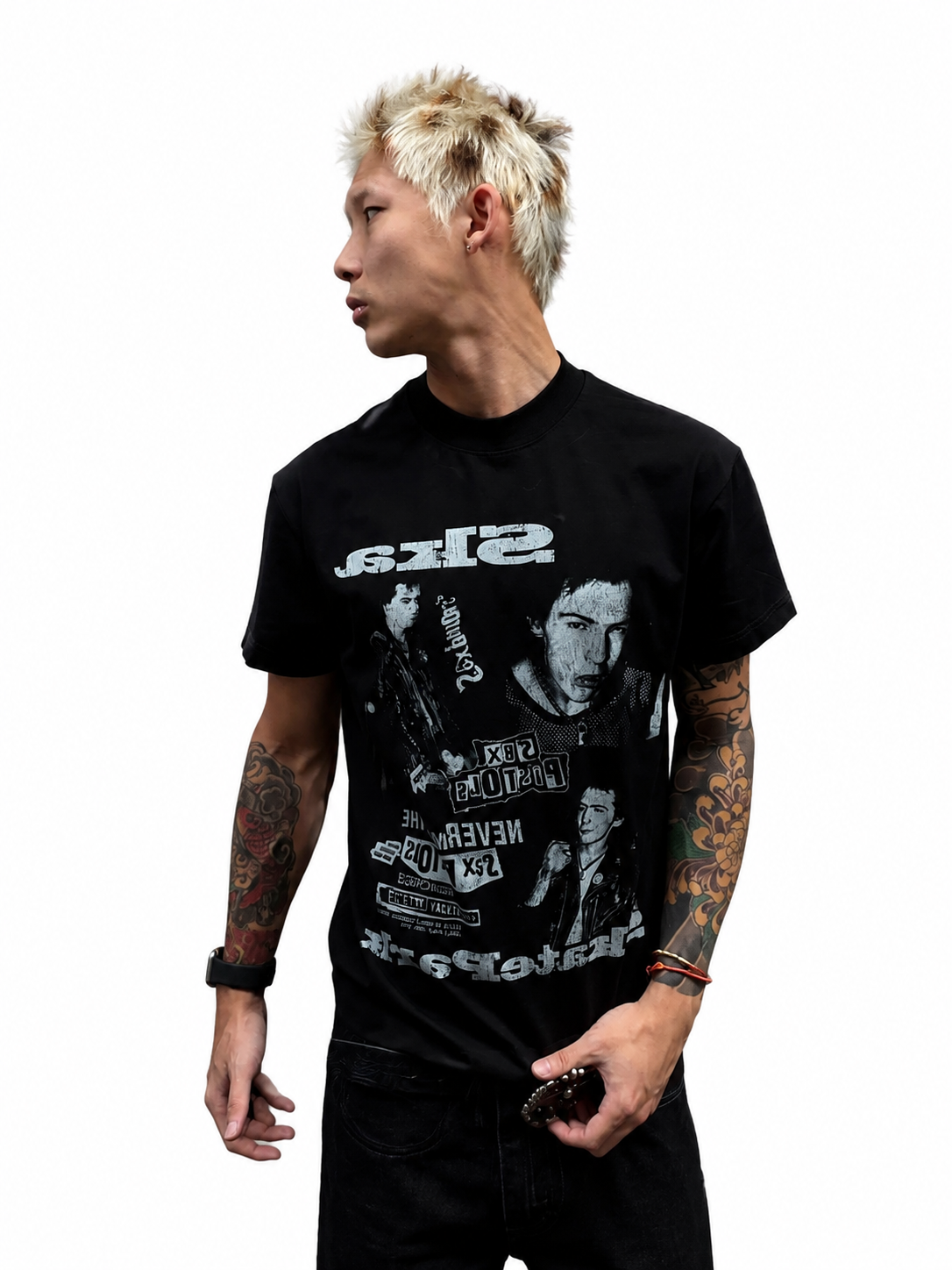 Ace Jolun Perforated Diary Graphic T-Shirt image 3