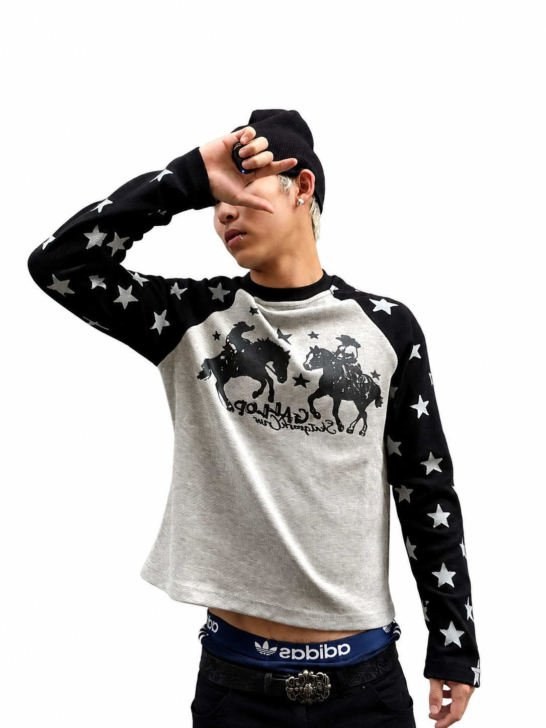 Ace Jolun Empty Alley Ribbed Graphic T-Shirt image 3