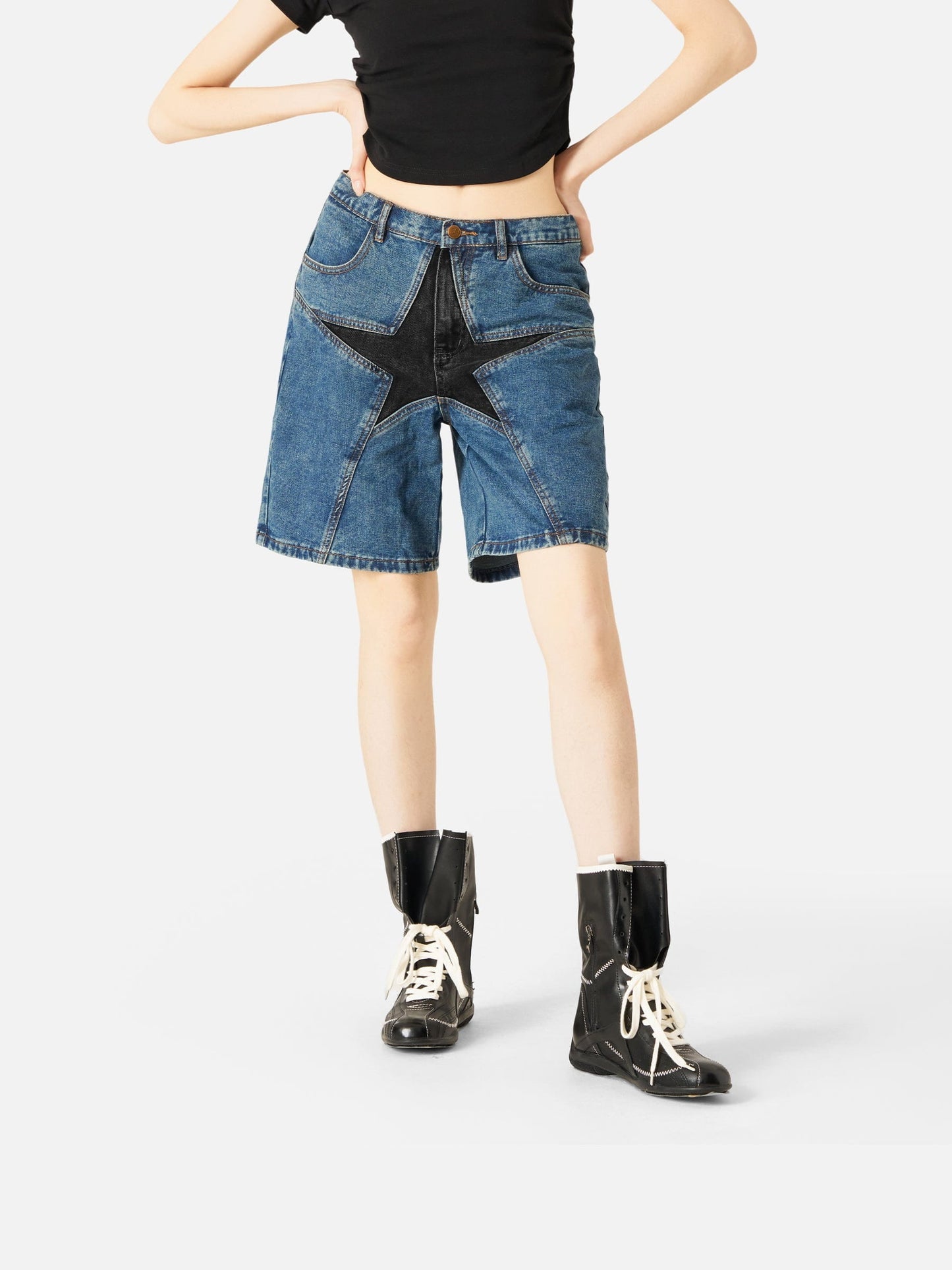 Aelfric Eden Star Patchwork Jorts