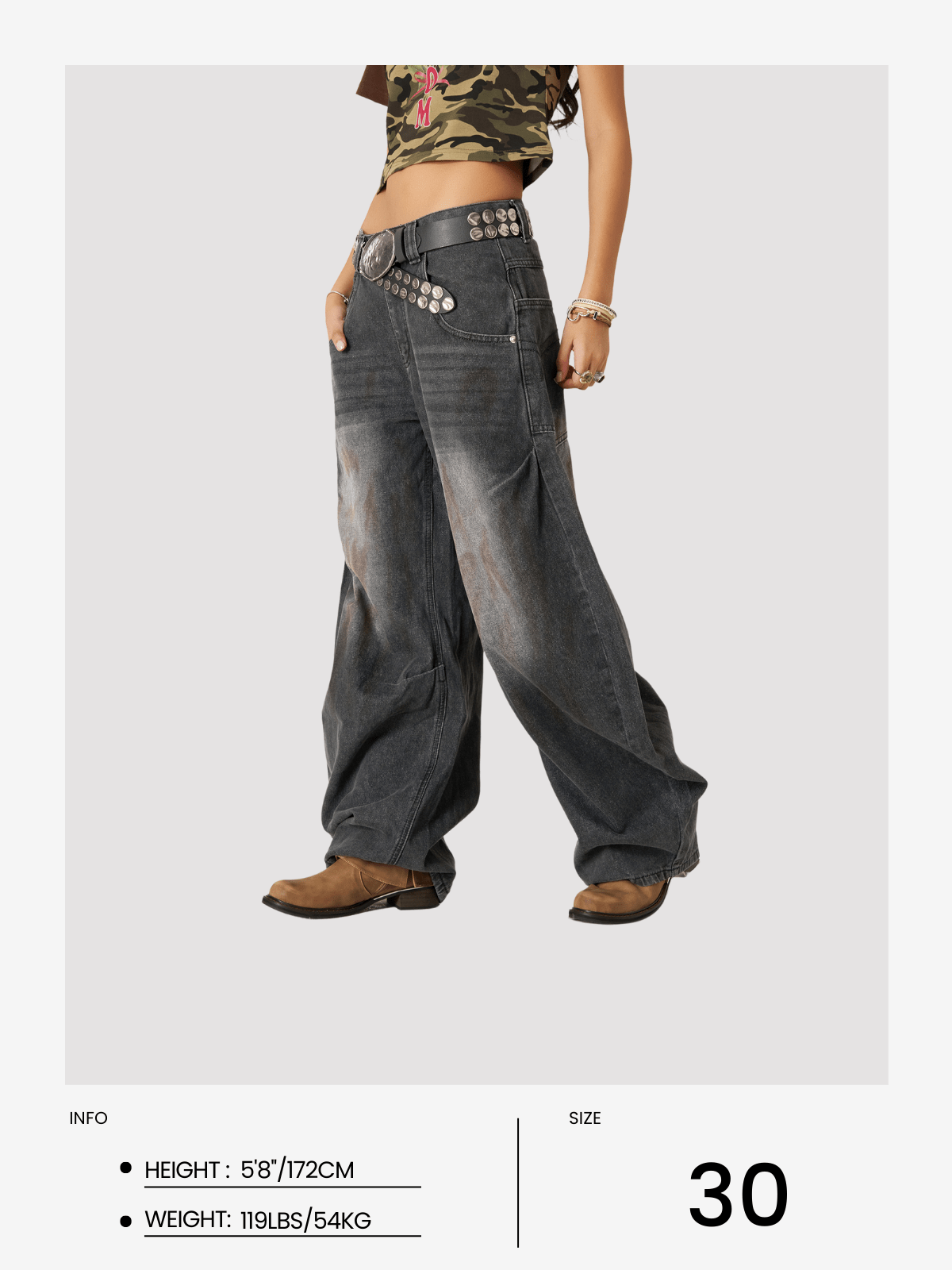 Jean Aelfric Eden Dirty-Dyed Super Baggy Barrel